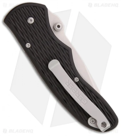 Gerber Fast Draw Spring Knife Spring Assisted (3" Bead Blast Serr) 07161 2 Gerber Fast Draw Spring Knife Spring Assisted (3" Bead Blast Serr) 07161 - Image 2