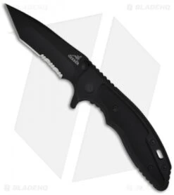 Gerber Torch II Tanto Liner Lock Knife (3.5" Black Serr) 22-01586