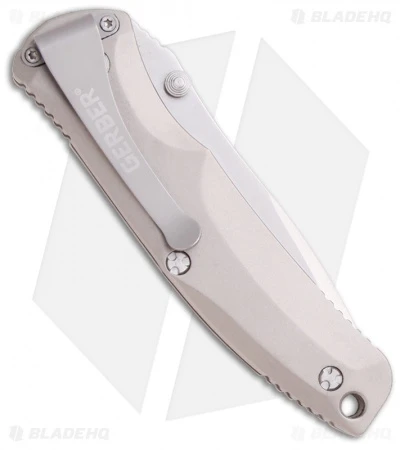 Gerber Venture Titanium Spring Assisted Knife (3.2" Satin Serr) 000405 2 Gerber Venture Titanium Spring Assisted Knife (3.2" Satin Serr) 000405 - Image 2